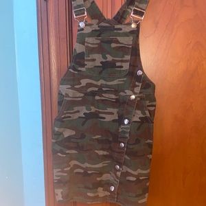 Forever 21 Girls Camo Overall